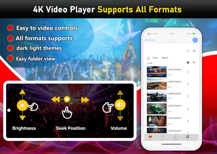Video Player 4k: all format  Screenshot