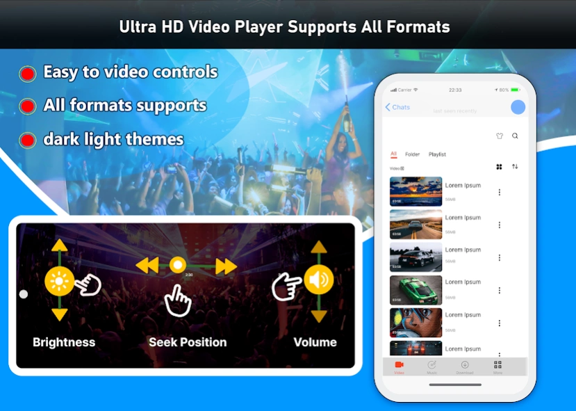 Video Player 4k: all format  Screenshot