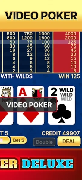 Video Poker Deluxe 3.6.6 Screenshot