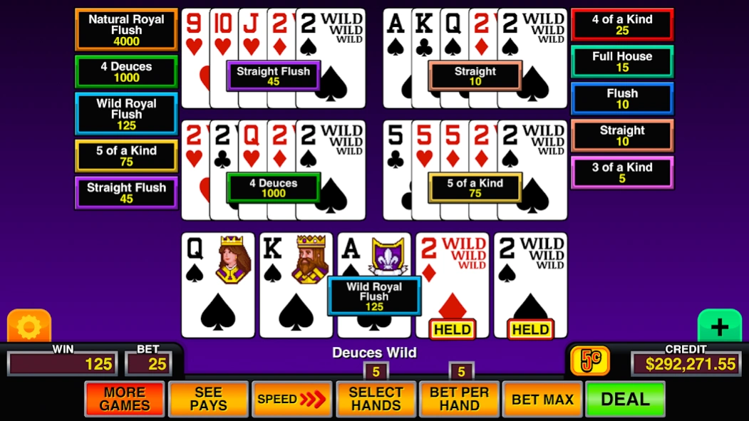 Video Poker Multi Pro Casino 1.8.3 Screenshot