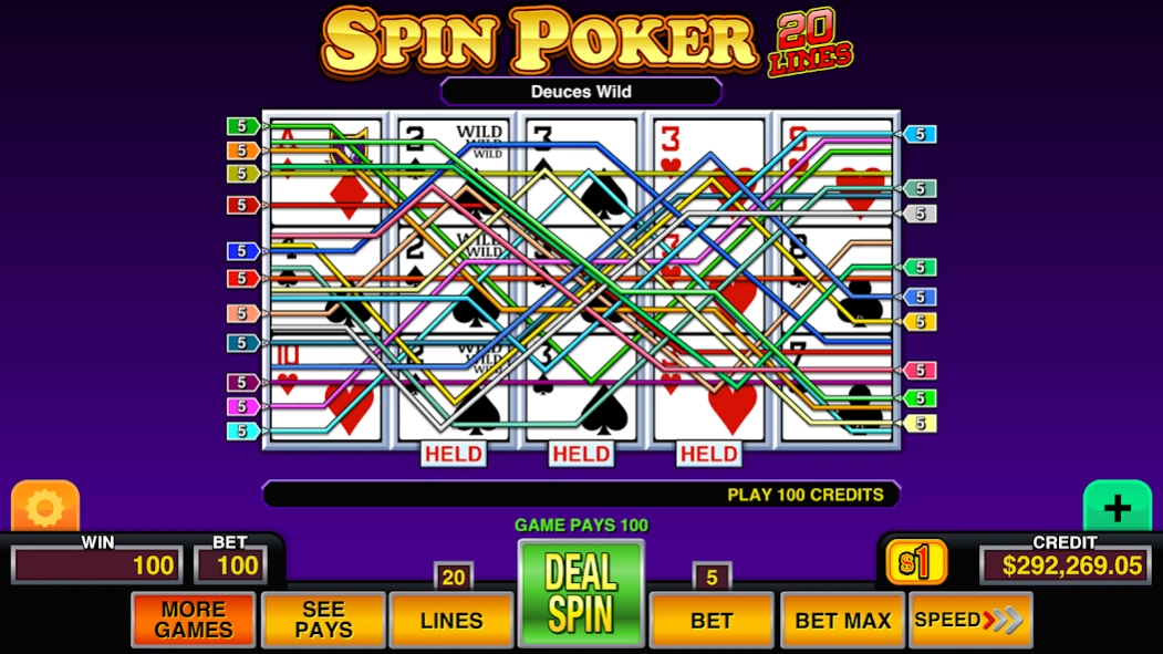 Video Poker Multi Pro Casino 1.8.3 Screenshot