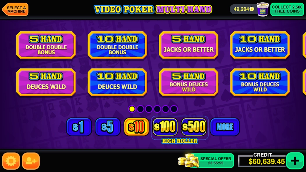 Video Poker Multi Pro Casino 1.8.3 Screenshot