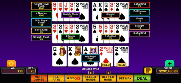 Video Poker Multi Pro 1.8.1 Screenshot