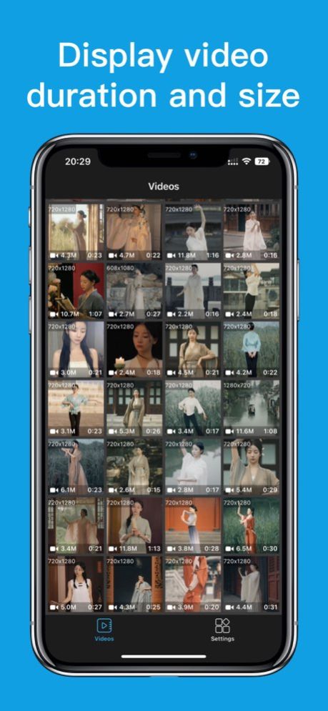 Compress Video - split,shrink 1.2 Screenshot