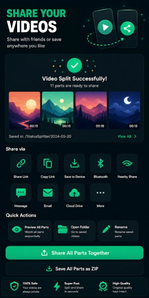 Video Cutter & Status Splitter 2.7 Screenshot