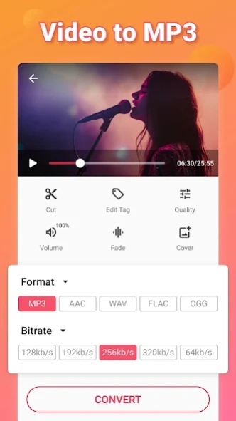 Video to MP3 - Video to Audio  Screenshot