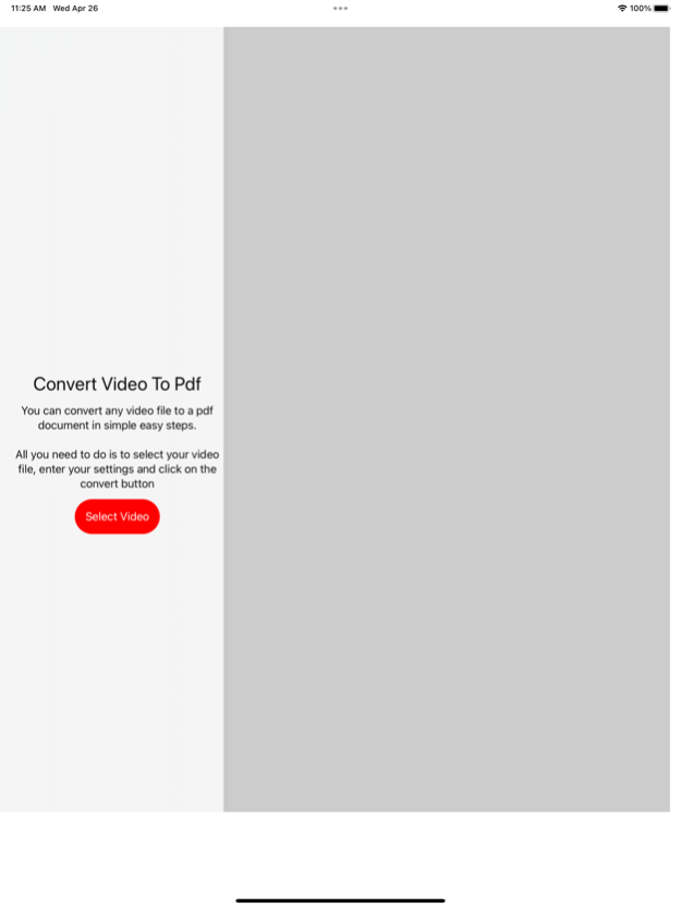 Video To Pdf Converter  Screenshot