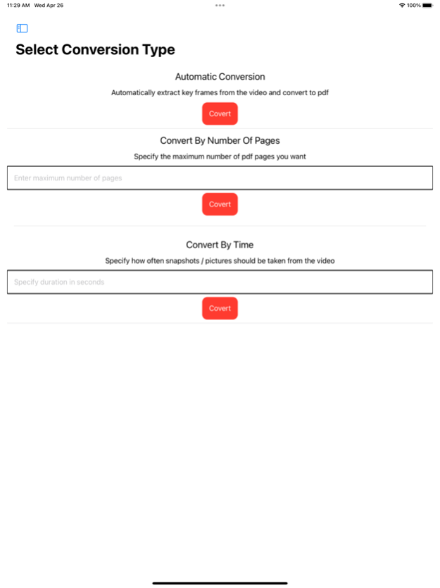 Video To Pdf Converter  Screenshot