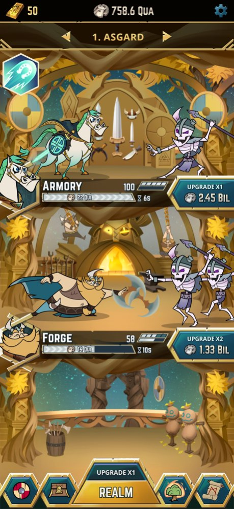 Viking Gods - Idle Tap Game 1.5.1 Screenshot