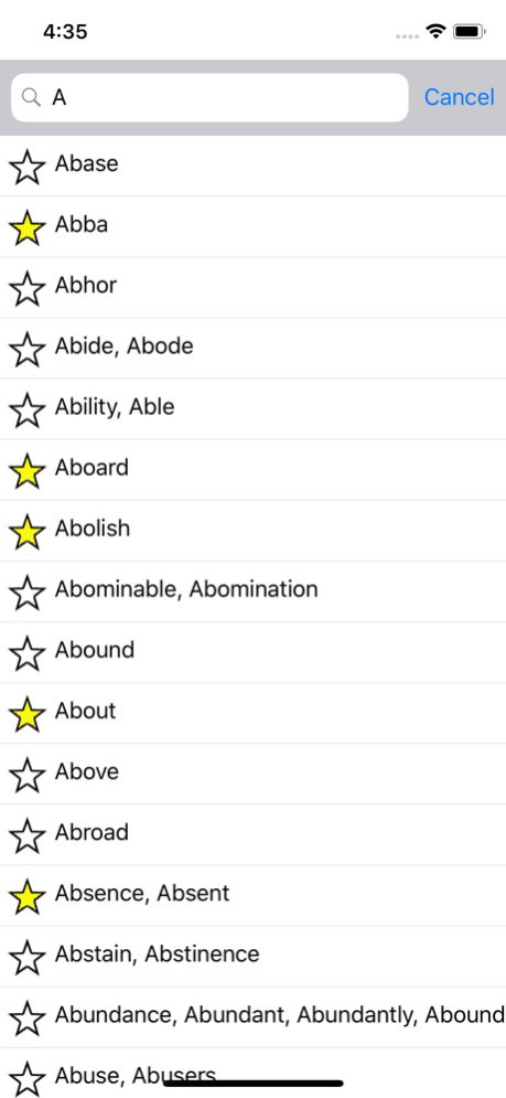 Vine's Expository Dictionary 5.0 Screenshot