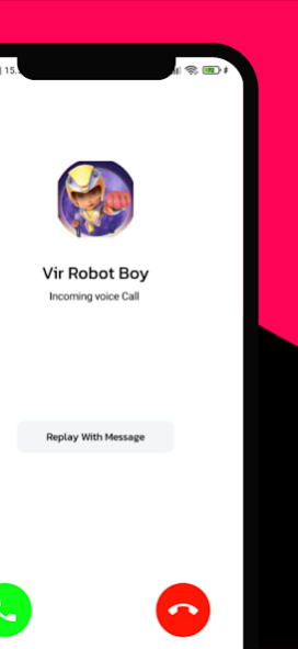 Vir Robot Boy Chat & Call Fake 1.0 Screenshot
