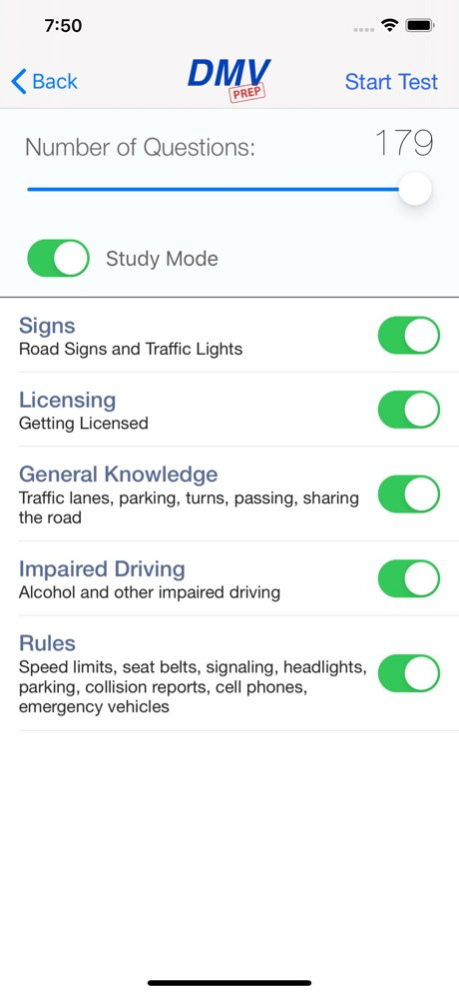 Virginia DMV Test Prep 5.4 Screenshot