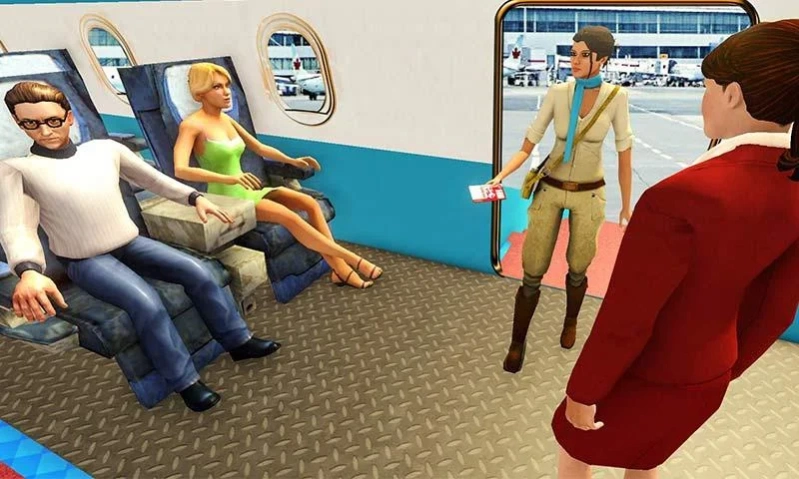 Virtual Air Hostess Simulator 1.4 Screenshot