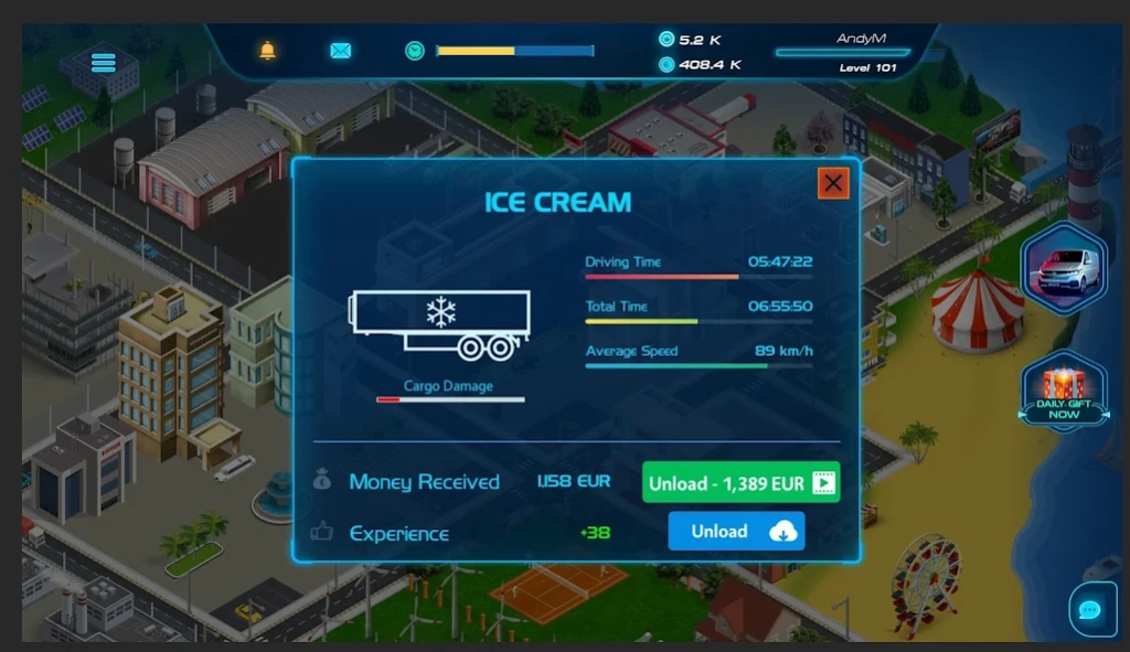 Virtual Truck Manager 2 Tycoon 1.3.01 Screenshot