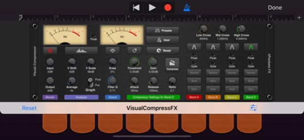 Visual Multi-Band Compressor 1.02 Screenshot
