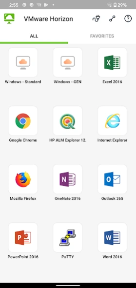 VMware Horizon Client 8.13.1 Screenshot