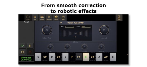 Vocal Tune PRO 2.0.2 Screenshot