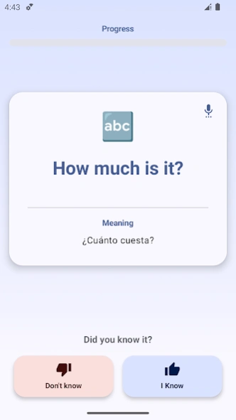 Vocatrainer: train vocabulary  Screenshot