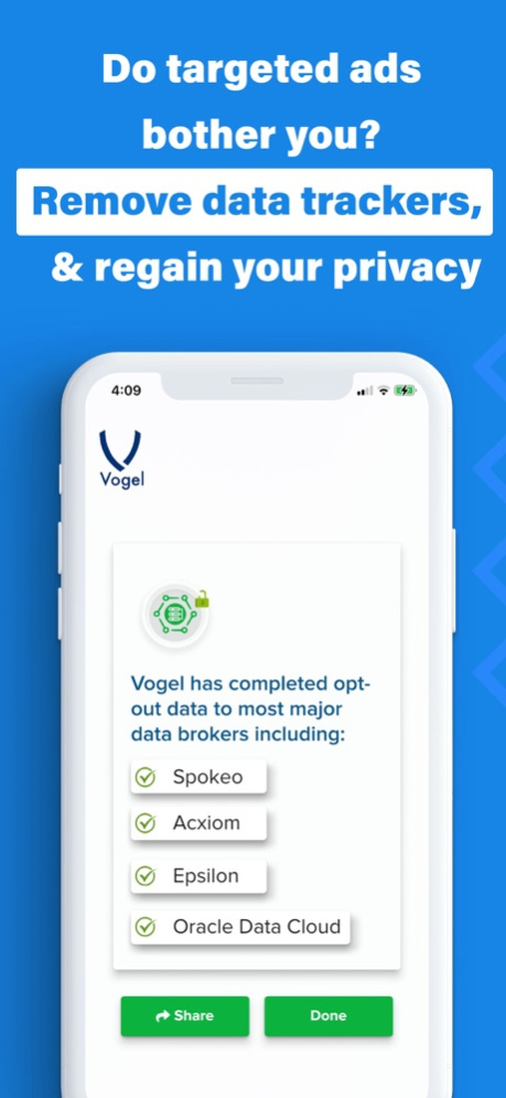 Vogel Protect, Monitor Privacy 1.8.6 Screenshot