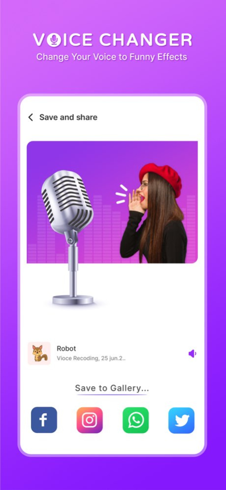 Voice Changer - Voice Effect 1.1 Screenshot