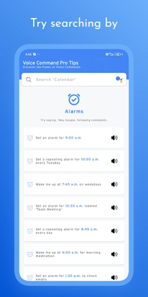 Voice Command Pro Tips  Screenshot