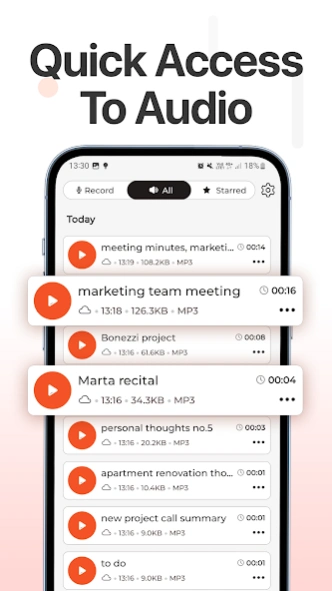 Voice Recorder - XVoice 6.6 Screenshot