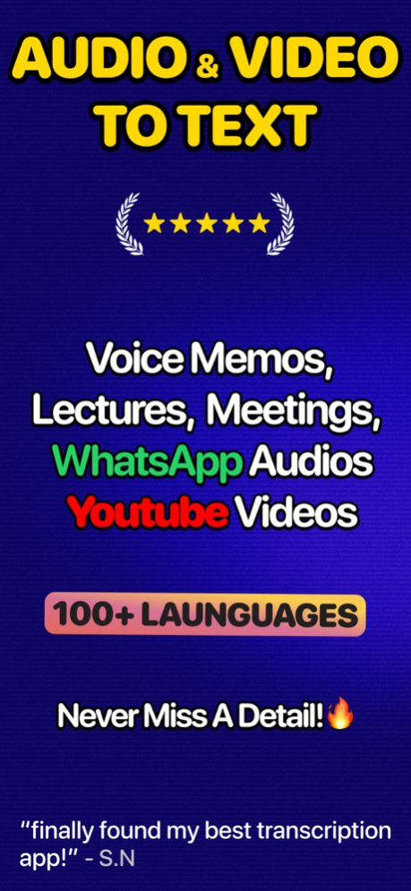 Voice to Text: NoteWhisper 1.9 Screenshot