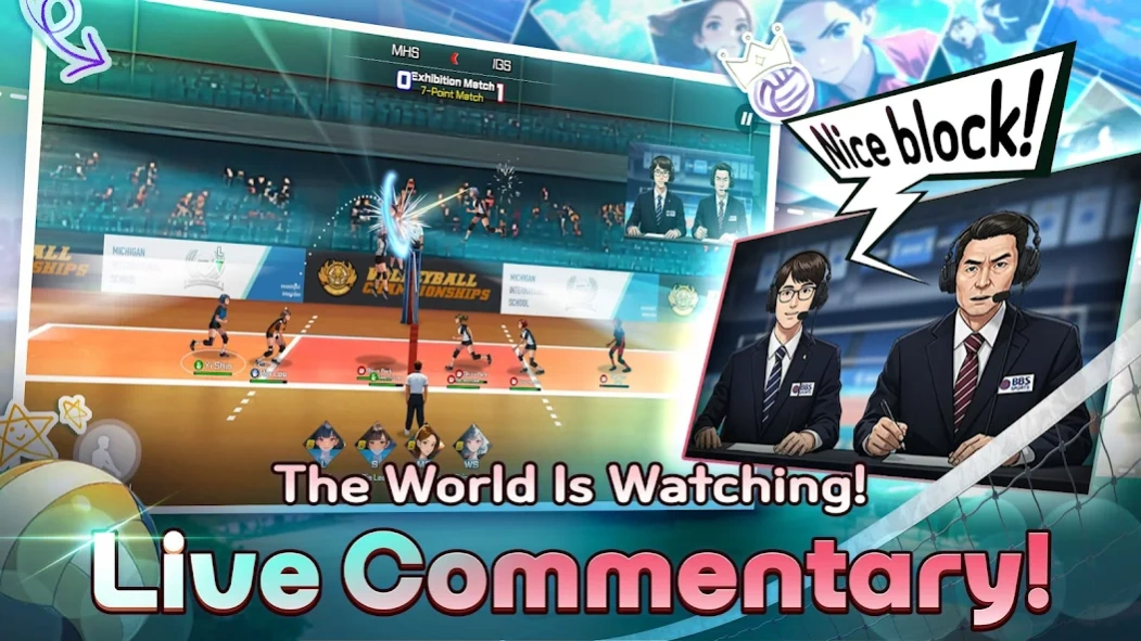 Volley Girls:High School Story 1.20.8 Screenshot