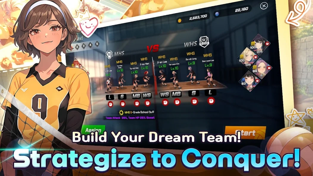 Volley Girls:High School Story 1.20.8 Screenshot