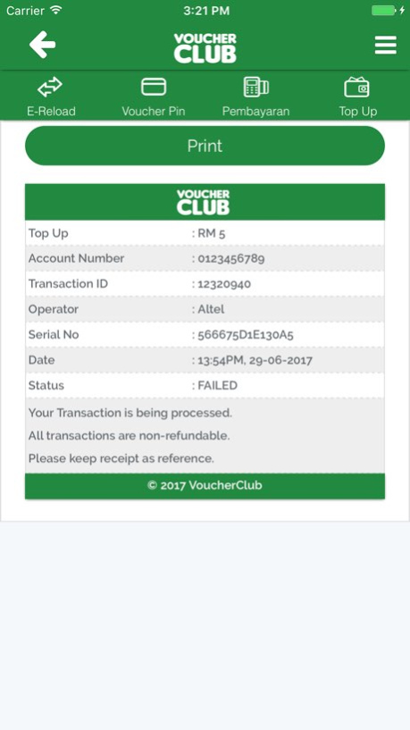 VoucherClub TopUp 2.9.0 Screenshot