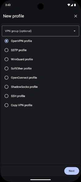VPN Client Pro  Screenshot
