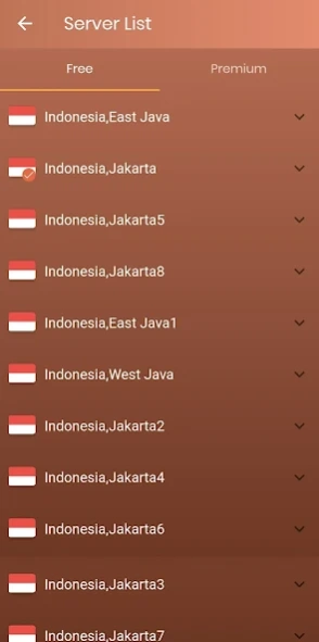 VPN Indonesia - Fast Super VPN 1.8.5.7 Screenshot
