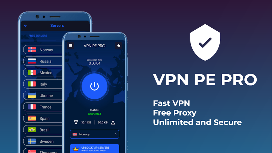 VPN PE PRO - Secure VPN Proxy 7.0 Screenshot