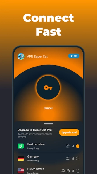 VPN Super Cat: Unlimited VPN  Screenshot