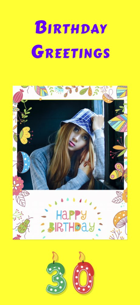 Birthday Photo Frames - WA 1.3 Screenshot