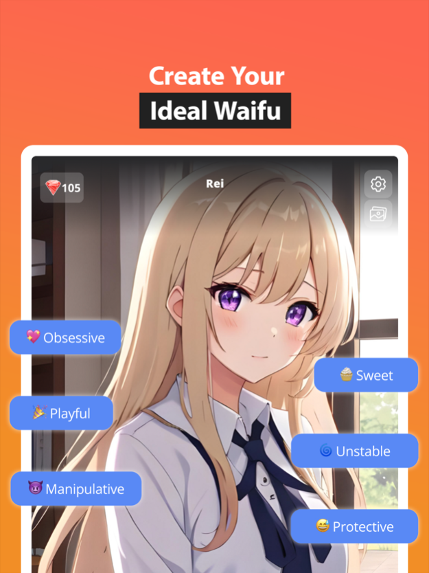 Waifu Anime AI Girlfriend Chat 1.9 Screenshot