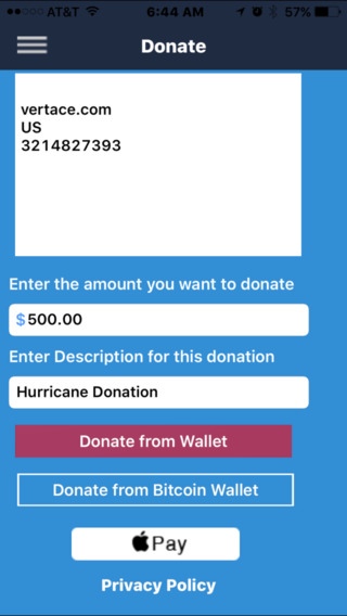 Wallet Payable 1.2 Screenshot