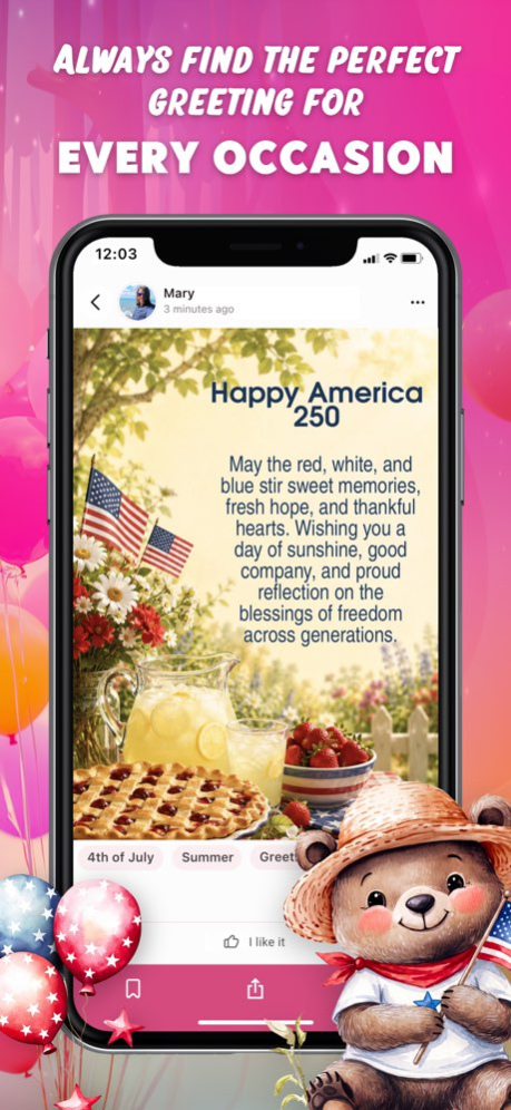 Warm Wishes: Greetings & Cards  Screenshot
