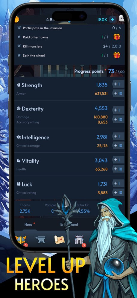 Warshovel: Idle RPG 1.0.504 Screenshot