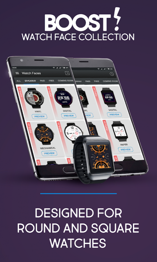 BOOST! Watch Face Collection 2.8 Screenshot