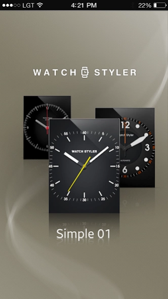 Watch Face Gear S - Simple 1.1 Screenshot