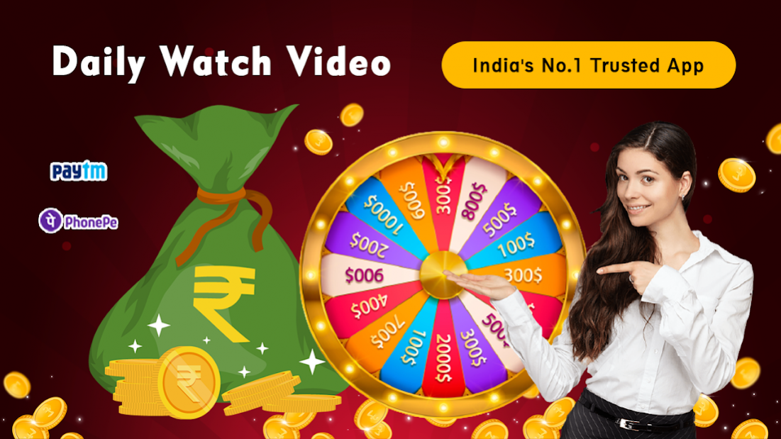 Watch Video & Daily Cash Money 1.2 Screenshot