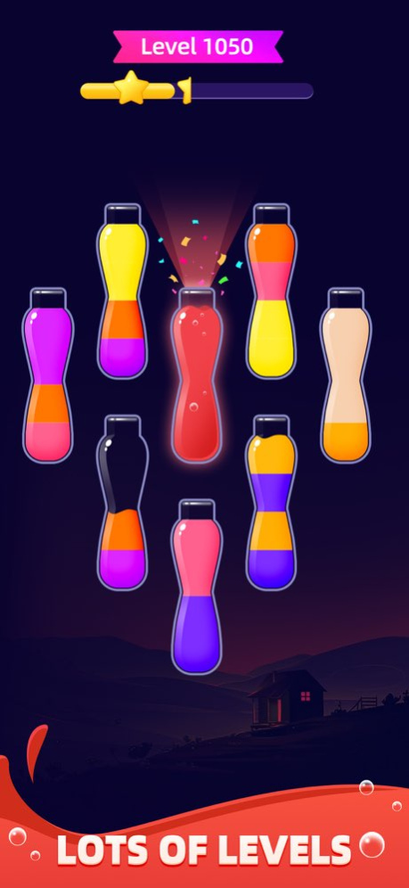 Water Sort: Offline Color Game 1.2.1 Screenshot