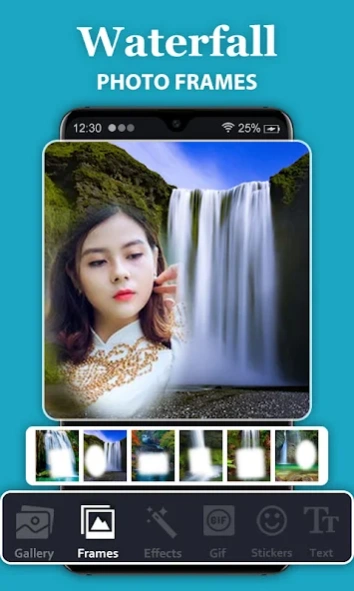 Waterfall Photo Frames - HD Ba 1.08 Screenshot