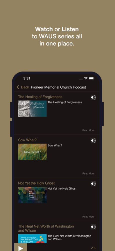 WAUS 90.7 FM 12.0.10 Screenshot