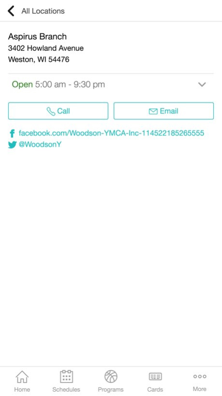 Wausau - Woodson YMCA 10.3.0 Screenshot