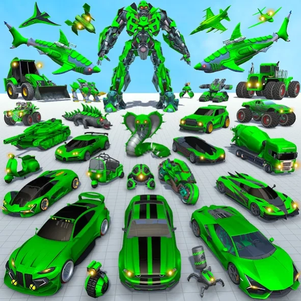 Shark Robot Car Game 3d 3.3 Screenshot