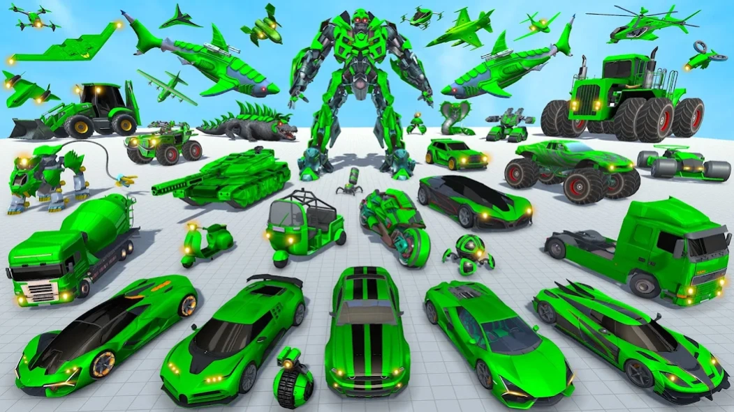 Shark Robot Car Game 3d 3.3 Screenshot