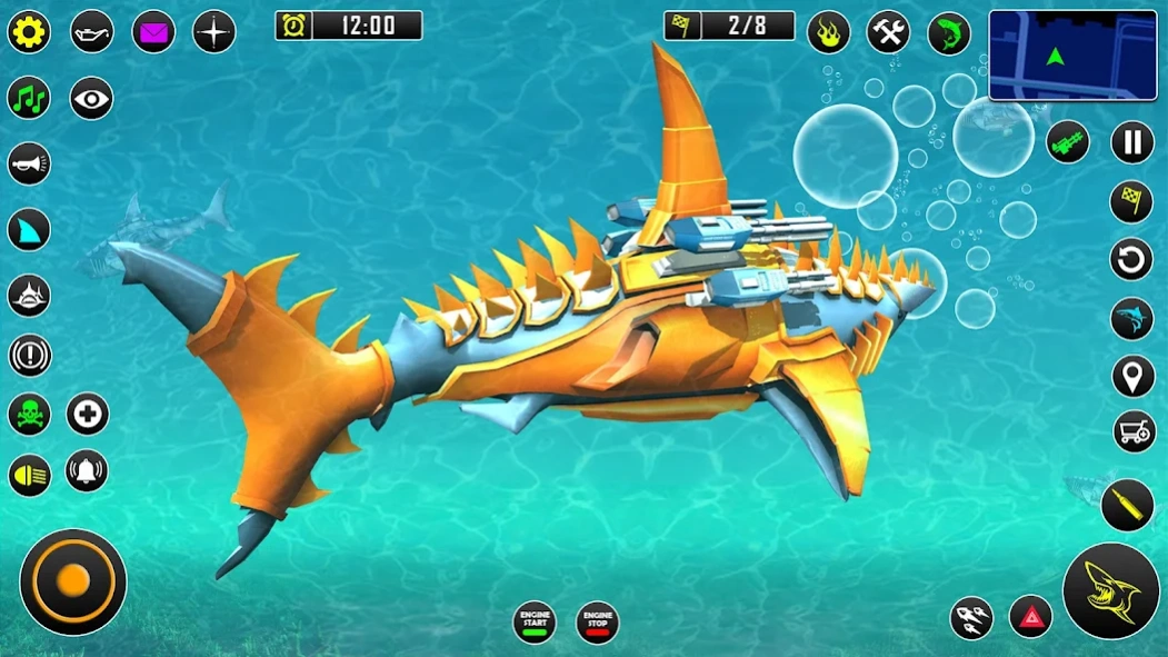 Shark Robot Car Game 3d 3.3 Screenshot