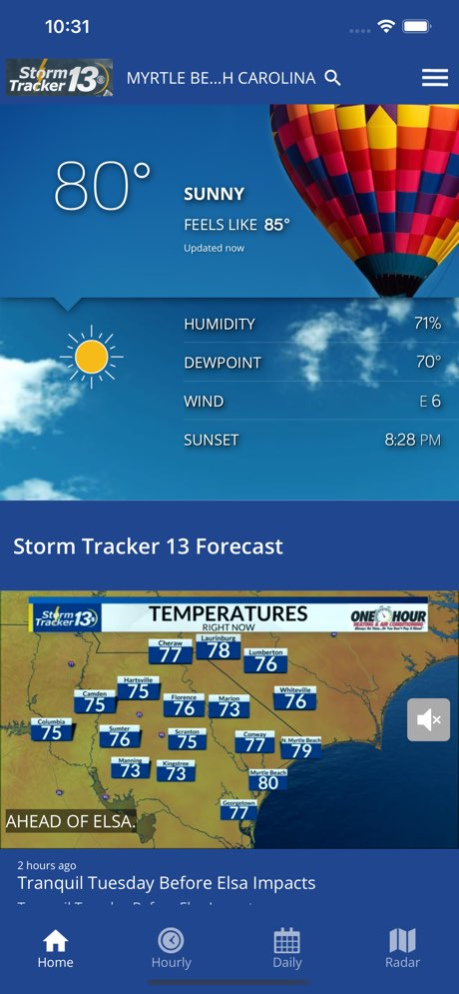 News13 WBTW Weather Radar 60.2.512 Screenshot